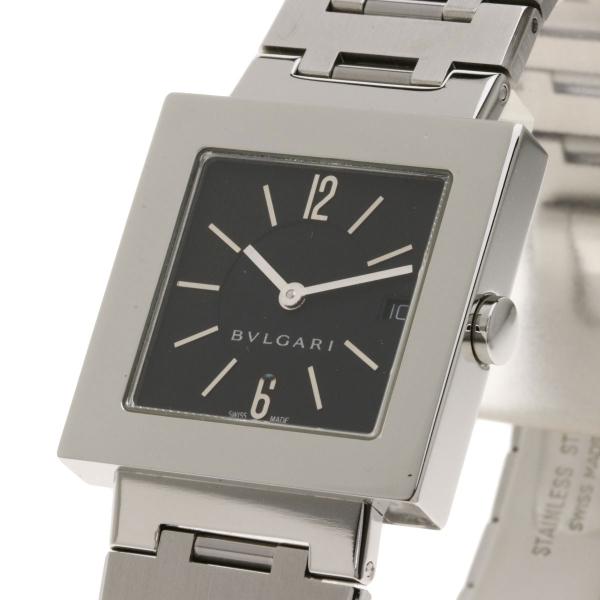 Bvlgari ブルガリ Sq27ssd スクエア トレンド 腕時計 レディース Ss 中古 ステンレススチール