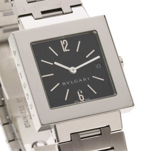 Bvlgari ブルガリ Sq27ssd スクエア トレンド 腕時計 レディース Ss 中古 ステンレススチール