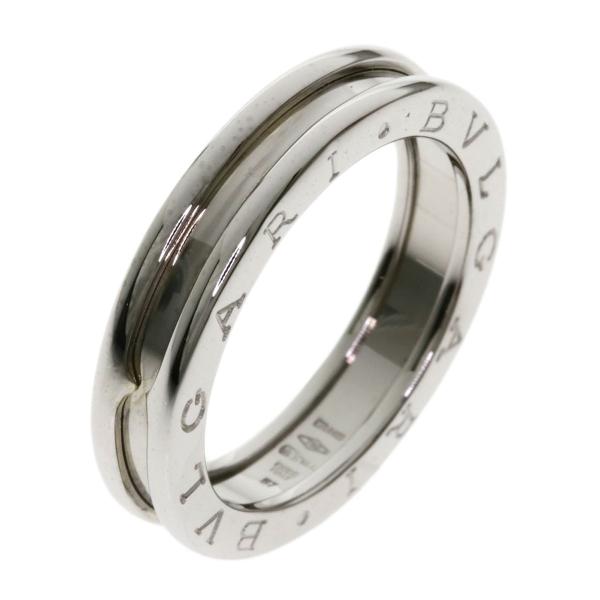 スーパーsale セール期間限定 Bvlgari ブルガリ B Zero1 Xs 57 リング 中古 指輪 メンズ K18 ホワイトゴールド