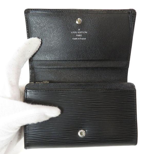 Louis Vuitton ルイヴィトン M ポルトフォイユ トレゾール 中古 メンズ 二つ折り財布 当店限定販売 小銭入れあり エピレザー