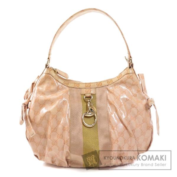 Gucci グッチ 大幅値下げランキング Ggクリスタル ワンショルダー レディース 中古 Pvc ショルダーバッグ