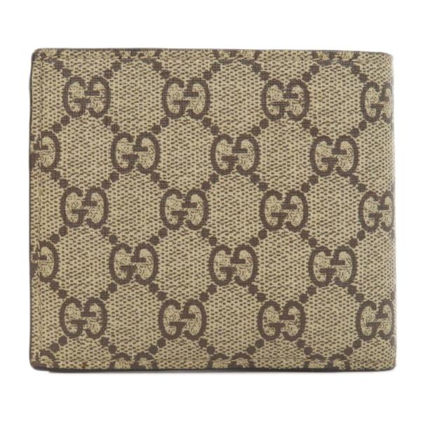 Gucci グッチ Ggスプリーム 蜂 中古 小銭入れあり メンズ 二つ折り財布 アウトレット Pvc