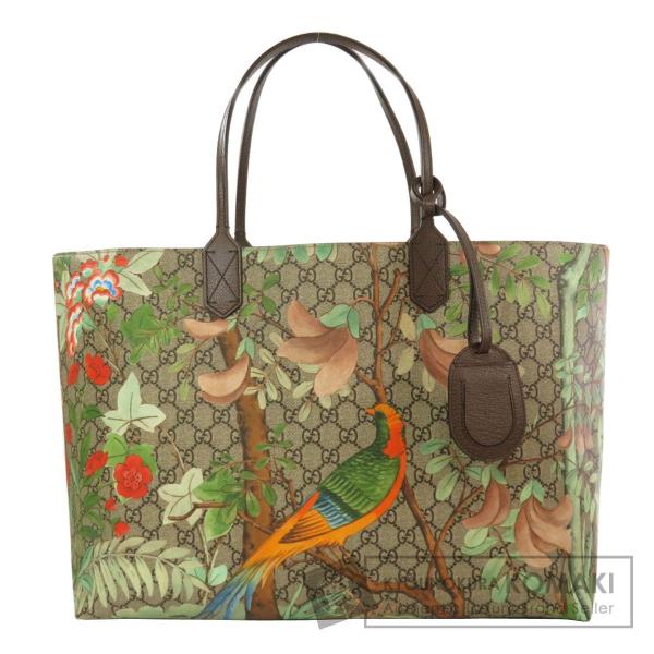 GUCCI PVC トートバッグ GGスプリーム GUCCI グッチ 427015 ティアン GGスプリーム フラワー トート