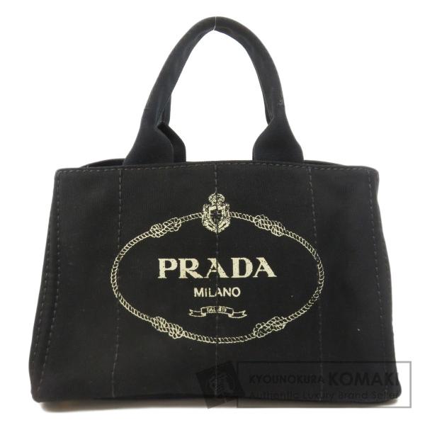 PRADA プラダ カナパ ロゴ トートバッグ キャンバス レディース 中古 PRADA プラダ カナパ ロゴ トートバッグ キャンバス レディース 中古