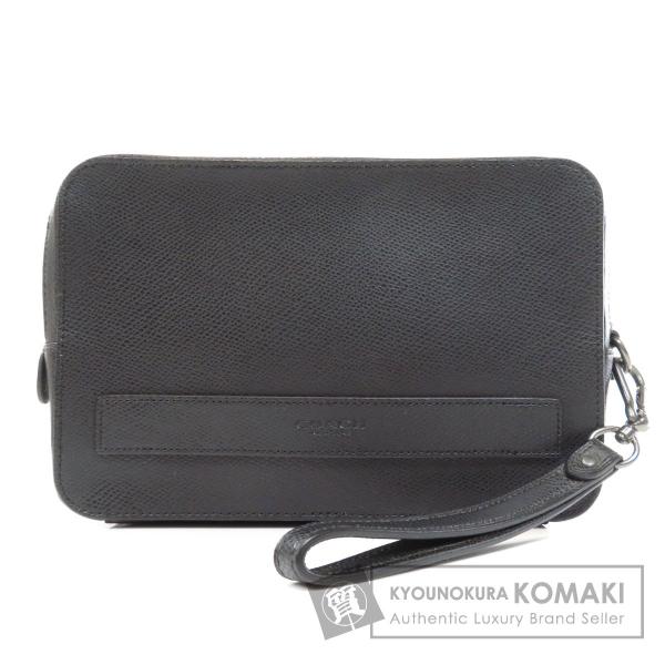 COACH コーチ F93555 ロゴ型押し セカンドバッグ レザー メンズ COACH コーチ F93555 ロゴ型押し セカンドバッグ レザー メンズ