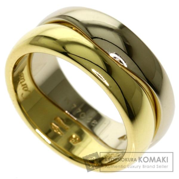 新品同様 カルティエ 18金 YG/WG ラブミーリング #48 新品仕上げ済み