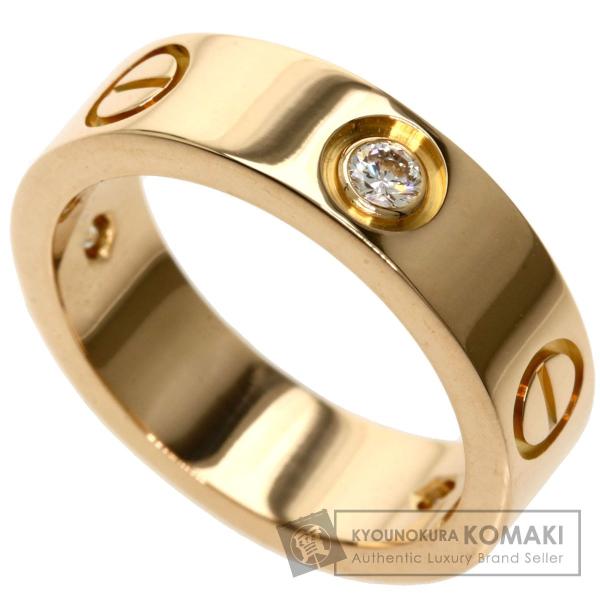 CARTIER カルティエ ラブリング ハーフダイヤモンド #51 リング・指輪 K18ピンクゴールド レディース 中古 CARTIER カルティエ ラブリング ハーフダイヤモンド #51 リング・指輪 K18ピンクゴールド レディース 中古