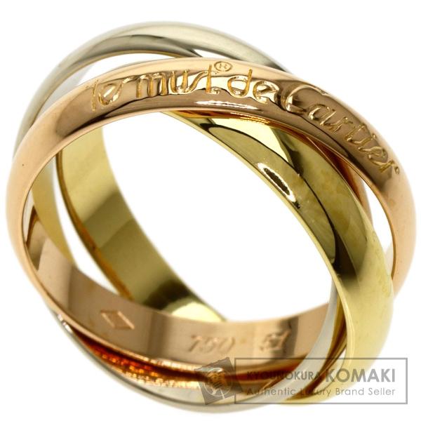 CARTIER カルティエ トリニティ #51 リング・指輪 K18イエローゴールド レディース 中古 :41027096:ブランド京の蔵小牧 通販 カルティエ トリニティ #51 リング・指輪 K18イエローゴールド K18WG K18PG レディース
