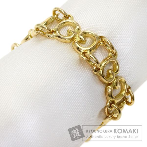 GUCCI グッチ ロゴチェーン インターロッキングG リング・指輪 K18