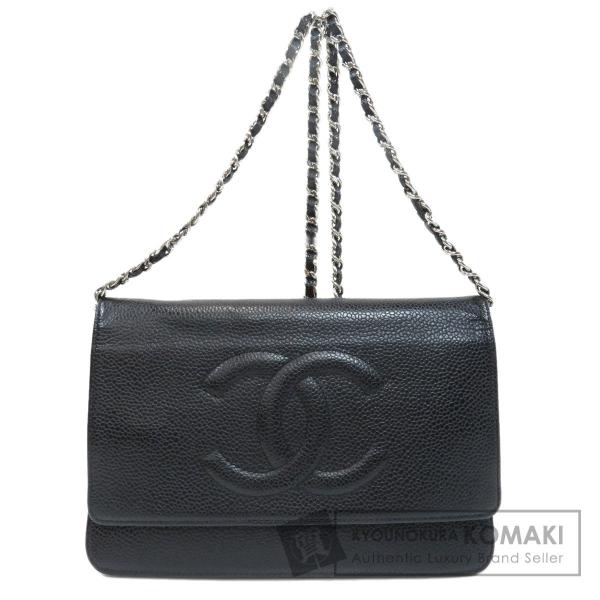 CHANEL シャネル チェーンウォレット ココマーク シルバー金具