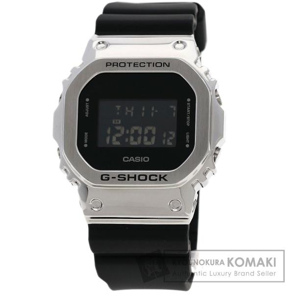 中古　カシオ　ジーショック GM-5600 CASIO カシオ GM-5600 Gショック 腕時計 ステンレススチール ラバー