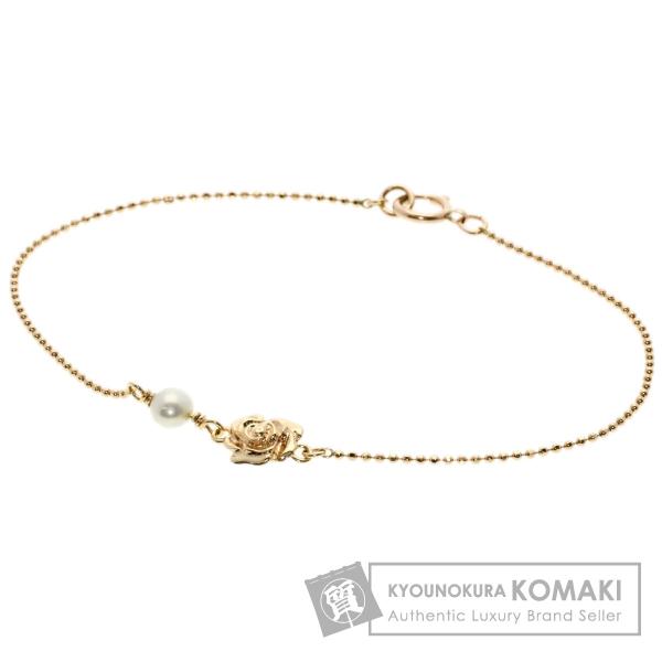 agete アガット パール 真珠 ブレスレット K10ピンクゴールド