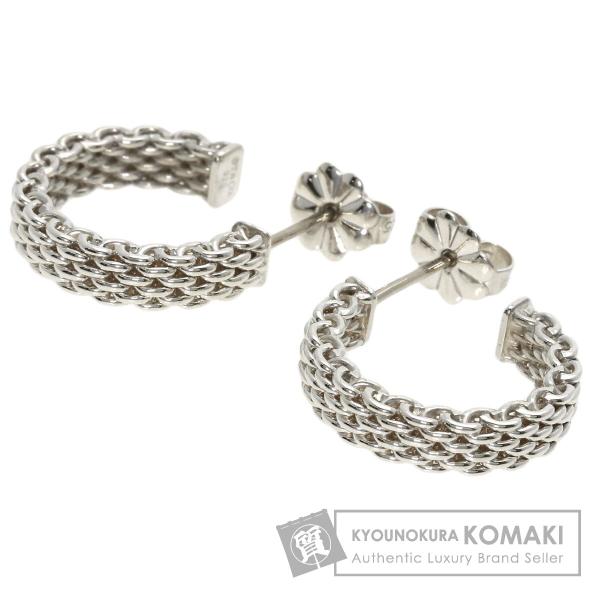 TIFFANY&Co.（ティファニー） サマセットメッシュ フープ ピアス