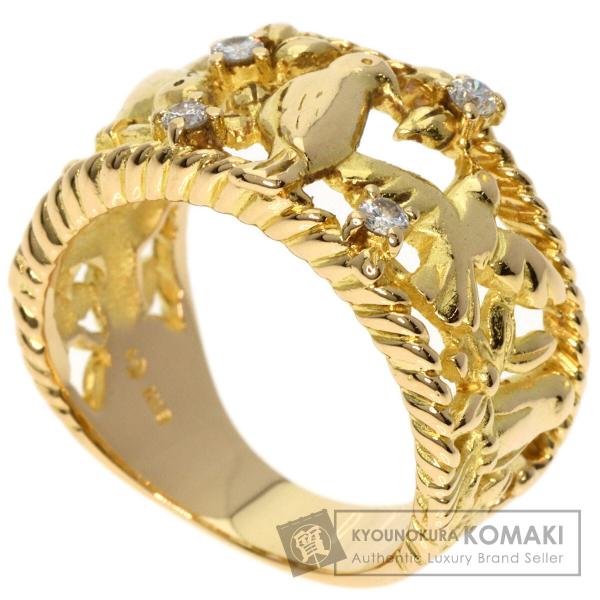 TASAKI タサキ 小鳥モチーフ ダイヤモンド リング・指輪 K18 TASAKI タサキ 小鳥モチーフ ダイヤモンド リング・指輪 K18