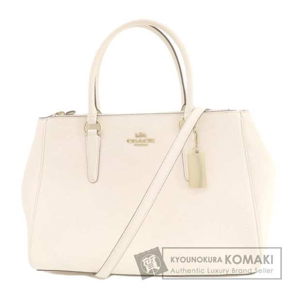 COACH コーチ F44955 2WAY トートバッグ レザー レディース 中古