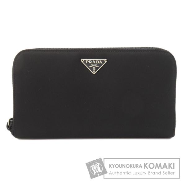 PRADA プラダ ロゴ金具 長財布（小銭入れあり） ナイロン素材  