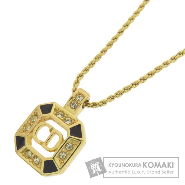 CHRISTIAN DIOR クリスチャンディオール CDロゴ ラインストーン