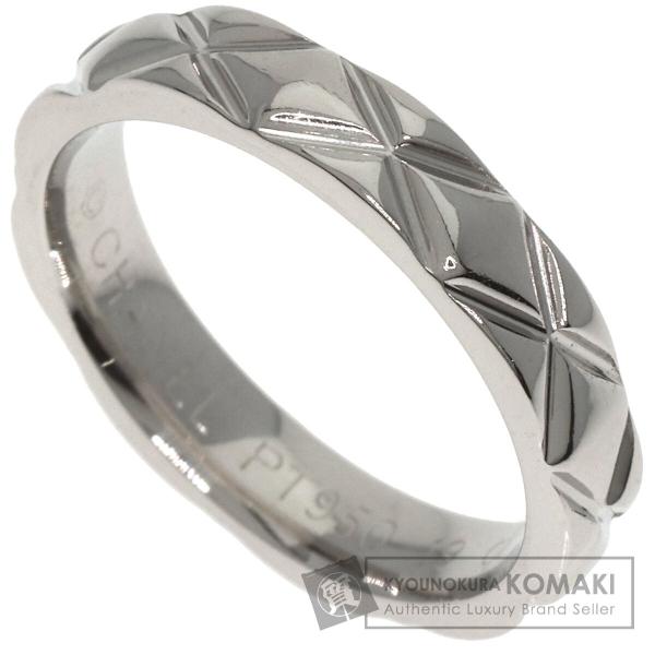 美品 シャネル マトラッセ プラチナ リング 50 9.5号 ミディアム 指輪 CHANEL（シャネル） マトラッセ ミディアム #47 リング・指輪 プラチナ