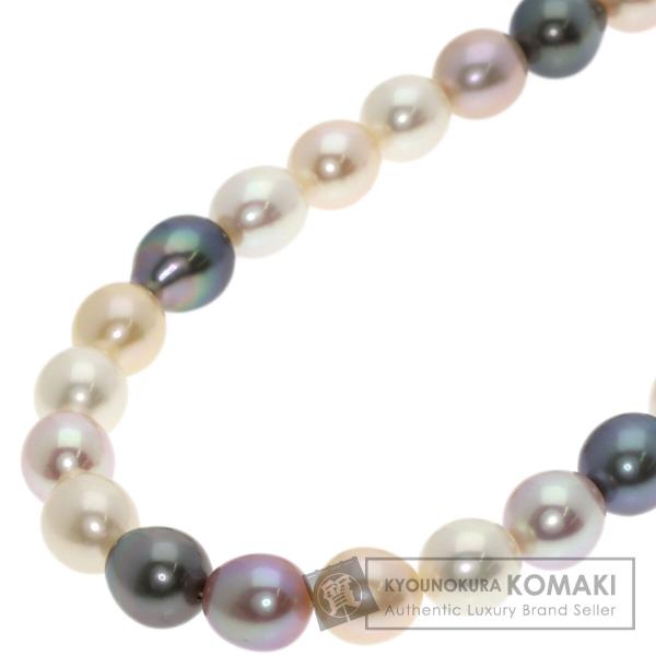 MIKIMOTO（ミキモト） マルチカラー 淡水パール 真珠 Mチャーム付き