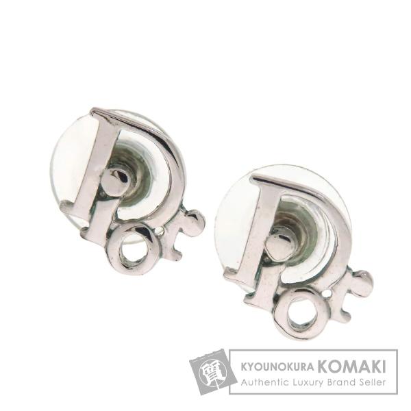 CHRISTIAN DIOR クリスチャンディオール ロゴ ピアス 金属製