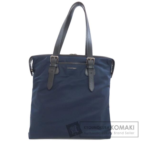 バーバリー BURBERRY  ロゴ  トートバッグ ナイロン素材 レディース  中古 BURBERRY（バーバリー） ロゴ トートバッグ ナイロン素材 レディース