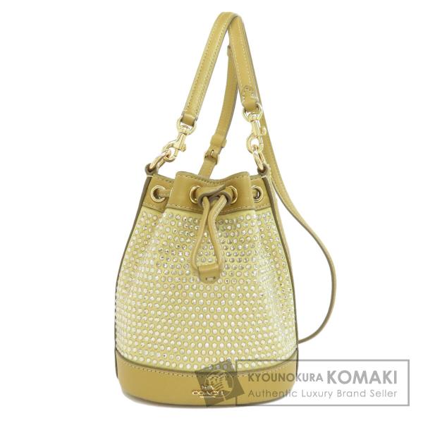 COACH（コーチ） CW301 ミニ バケット ラインストーン ショルダー 