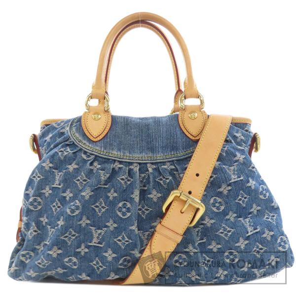 ルイヴィトン LOUIS VUITTON M95349  ネオカヴィMM  ハンドバッグ デニム レディース  中古 LOUIS VUITTON（ルイ・ヴィトン） M95349 ネオカヴィMM ハンドバッグ