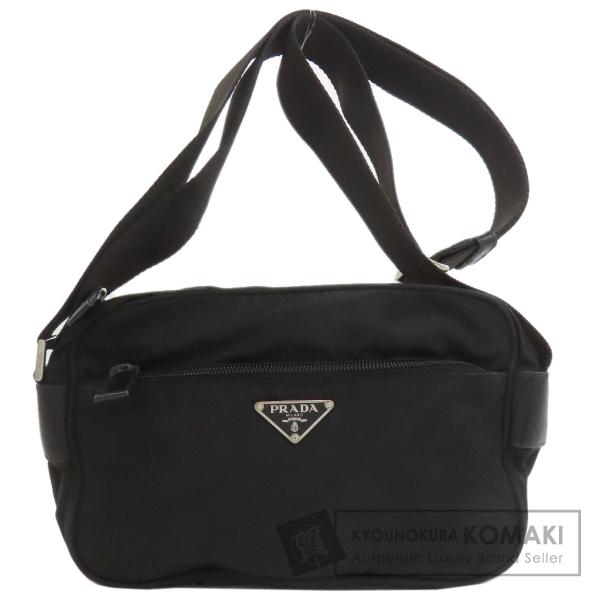PRADA（プラダ） ロゴ金具 ショルダーバッグ ナイロン素材 レディース