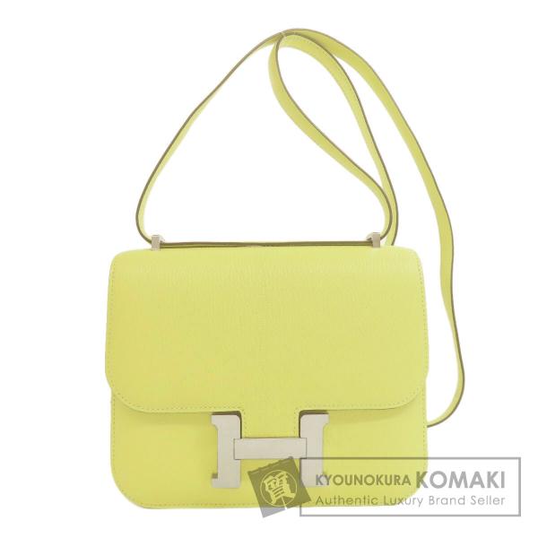 エルメス HERMES  コンスタンス ジョーヌブルジョン 3 ミニ シルバー金具  ショルダーバッグ 中古 HERMES（エルメス） コンスタンス ジョーヌブルジョン 3 ミニ シルバー