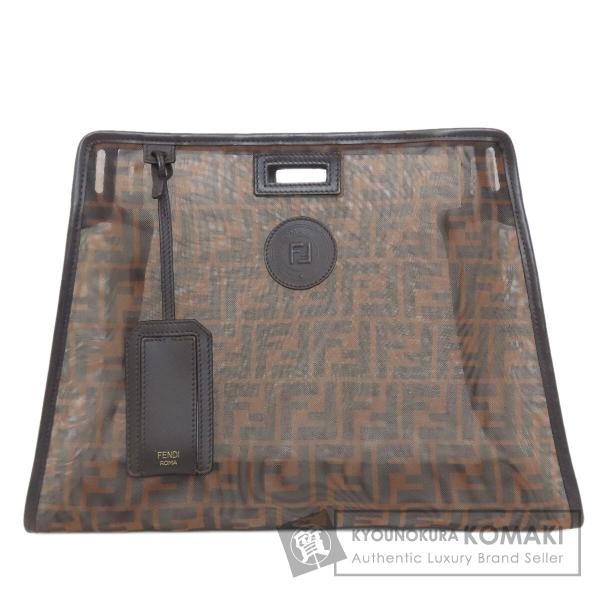 フェンディ FENDI  ピーカブーカバー ズッカ柄   ナイロンメッシュ レディース  中古 FENDI（フェンディ） ピーカブーカバー ズッカ柄 ナイロンメッシュ