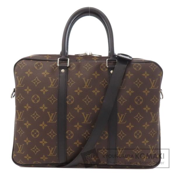 ルイヴィトン　ポルトドキュマン　ヴォワヤージュ　ビジネスバッグ　ブラック LOUIS VUITTON（ルイ・ヴィトン） M52005 ポルト ドキュマン