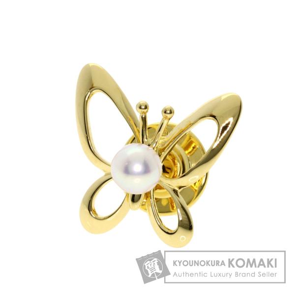 MIKIMOTO ミキモト バタフライ パール 真珠 ピンブローチ MIKIMOTO ミキモト バタフライ パール 真珠 ピンブローチ