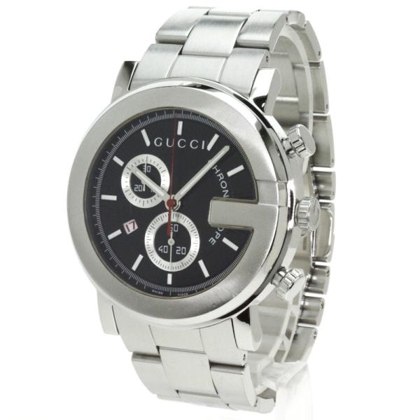 Gucci グッチ Ya101m 誕生日プレゼント 腕時計 中古 メンズ ステンレス