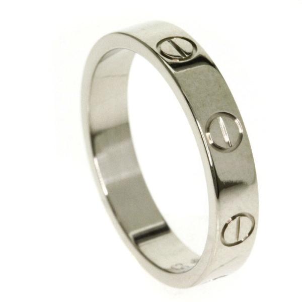 Cartier カルティエ ミニラブリング リング 驚きの値段 指輪 中古 K18ホワイトゴールド レディース