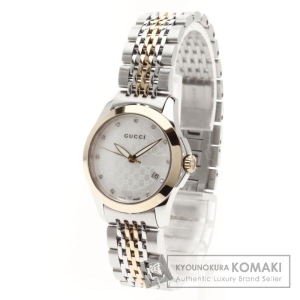 Gucci グッチya Gタイムレス 腕時計 アウトレットセール 特集 Pgpvd レディース ステンレス 中古
