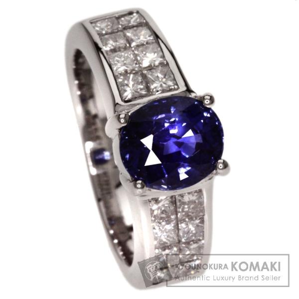 サファイア ダイヤモンド 安全 リング 指輪 プラチナpt900 Jewelry 中古 セレクトジュエリー Select