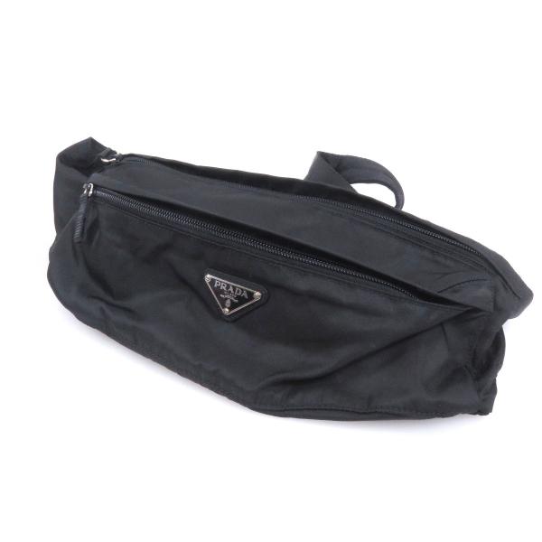 Prada プラダ V132 ヒップバッグ レディース ナイロン素材 タイムセール 中古 ウエストバッグ