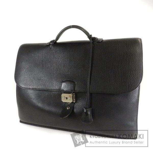 エルメス サックアデペッシュ ビジネスバッグ トゴ 現品 メンズ 中古