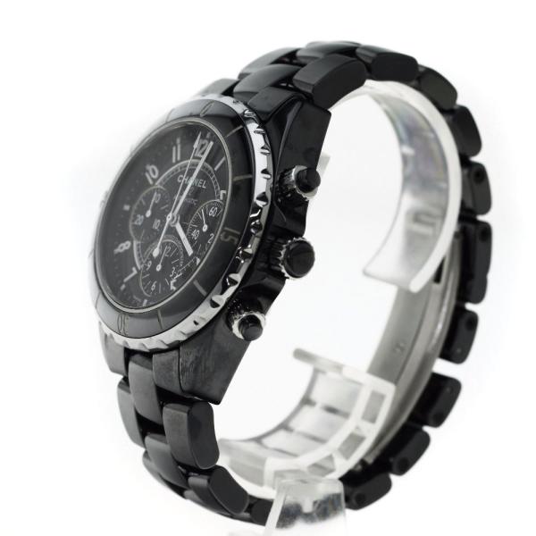 Chanel シャネル 受注生産品 J12 41 クロノグラフ メンズ 腕時計 セラミック