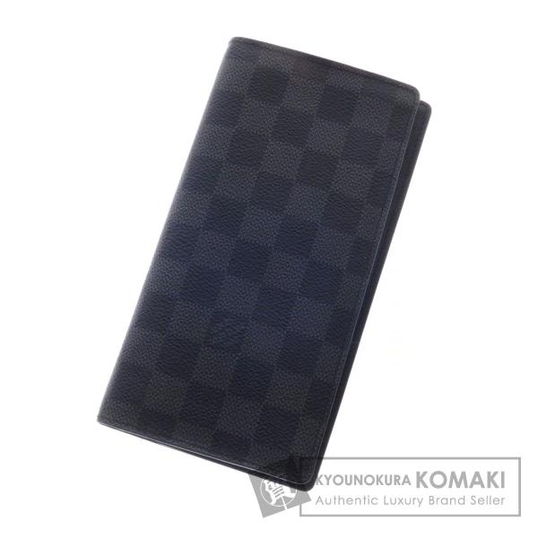 ルイヴィトン Louis Vuitton ポルトフォイユ ブラザ N 交換無料 ダミエキャンバス 中古 メンズ 長財布 小銭入れあり