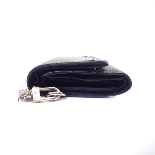 希少 ルイヴィトン Louis Vuitton ポルトフォイユ コンパクト M 二つ折り財布 メンズ 小銭入れあり モノグラムマカサー 中古
