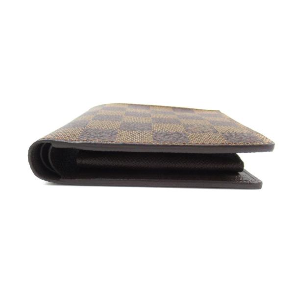 ルイヴィトン Louis Vuitton N ポルトフォイユ お見舞い マルコ 小銭入れあり メンズ 二つ折り財布 ダミエキャンバス 中古