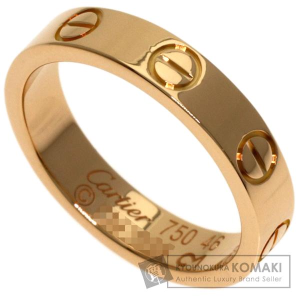 Cartier（カルティエ） ミニ ラブリング #46 リング・指輪 K18ピンク