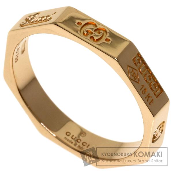 GUCCI グッチ オクタゴン #16 リング・指輪 K18ピンクゴールド レディース 中古