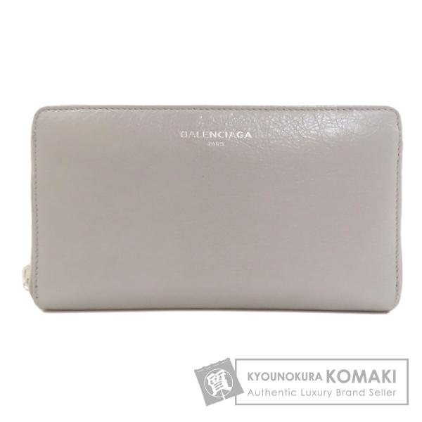 BALENCIAGA バレンシアガ 519641 ロゴ 長財布（小銭入れあり） レザー レディース [中古] BALENCIAGA（バレンシアガ） 519641 ロゴ 長財布（小銭入れあり
