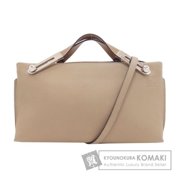 LOEWE ロエベ ミッシー スモール 2WAY ハンドバッグ レザー レディース 中古
