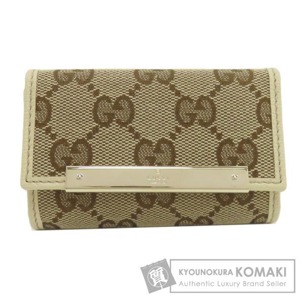 GUCCI GGキャンバス キーケース 箱付き GUCCI（グッチ） 127048 GGキャンバス キーケース キャンバス