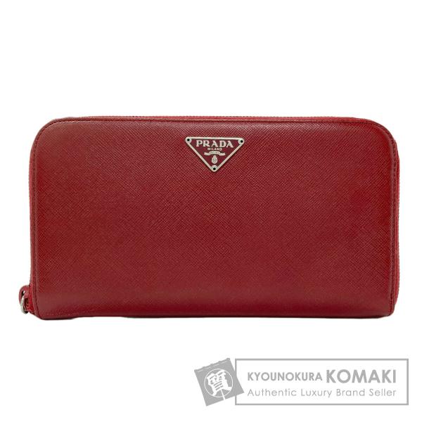 PRADA プラダ M506A トライアングル 長財布（小銭入れあり） サフィアーノ レディース [中古] kyounokura_985316136