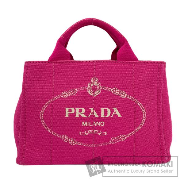 PRADA（プラダ） カナパ ハンドバッグ キャンバス レディース 中古