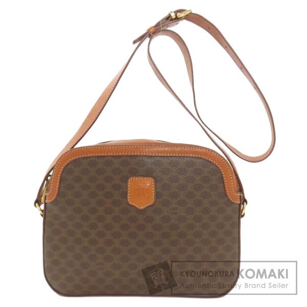 【本日まで❗】CELINE 肩当て M~L ポンチョ 西川 マカダム柄 CELINE（セリーヌ） マカダム柄 ショルダーバッグ PVC レディース 中古